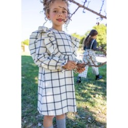 Vestido de niña crudo