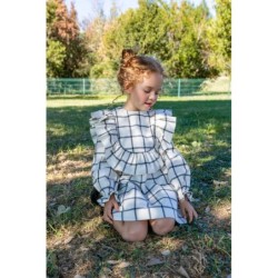 Vestido de niña crudo