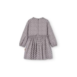 Vestido de niña gris