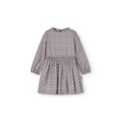 Vestido de niña gris