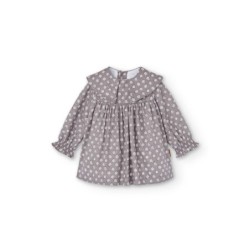 Vestido de niña gris