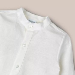 CAMISA MANGA LARGA LINO CRUDO