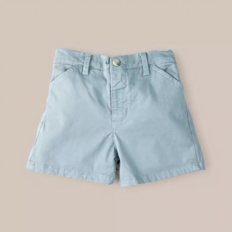 BERMUDA BEBE BASIC AZUL