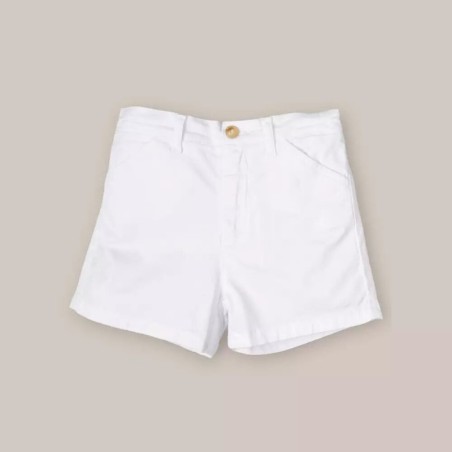 BERMUDA BEBE BASIC BLANCO