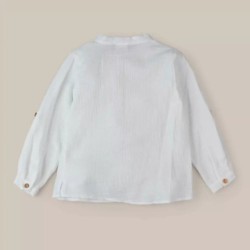 CAMISA MANGA LARGA BOBLE CRUDO