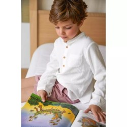 CAMISA MANGA LARGA BOBLE CRUDO