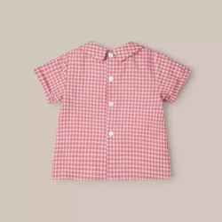 CAMISA BEBÉ GUINDA