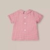 CAMISA BEBÉ GUINDA