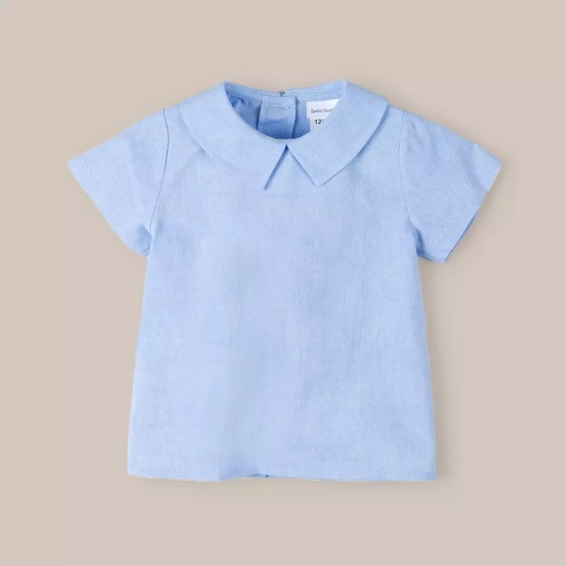 CAMISA MANGA CORTA SONSECA AZUL