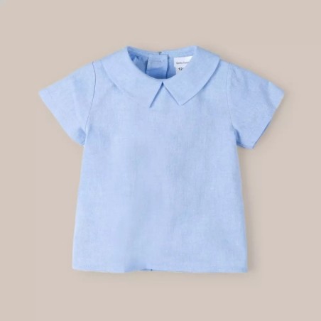 CAMISA MANGA CORTA SONSECA AZUL