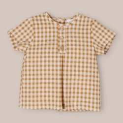CAMISA MANGA CORTA CARAMEL