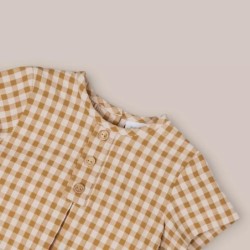 CAMISA MANGA CORTA CARAMEL