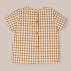CAMISA MANGA CORTA CARAMEL