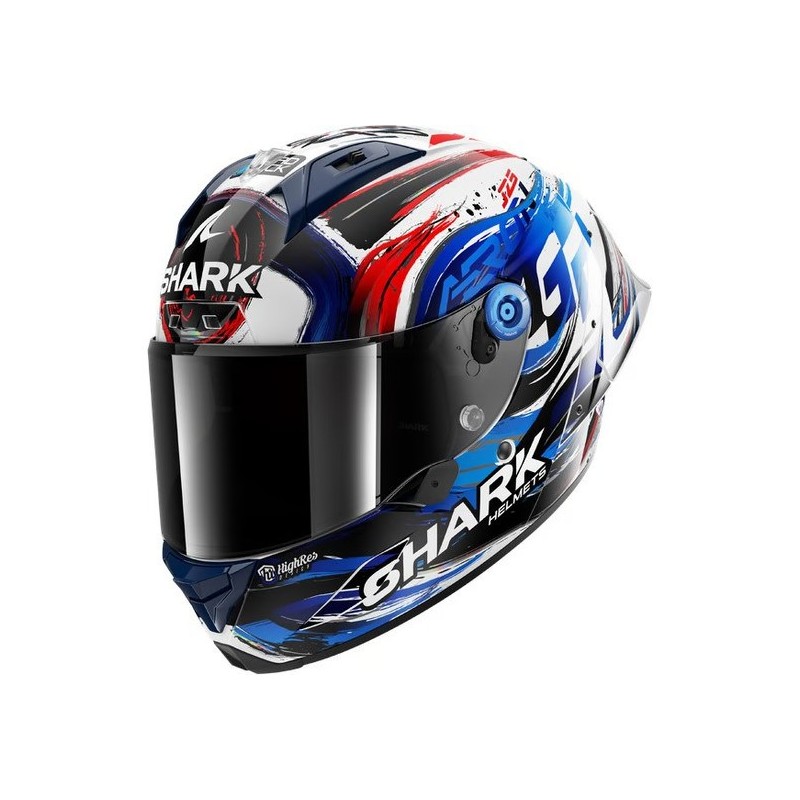 Casco SHARK Aeron GP FIM Racing Replica Zarco White / Black / Blue