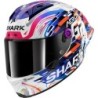Casco SHARK Aeron GP Replica Zarco Carbon / Violet / Blue