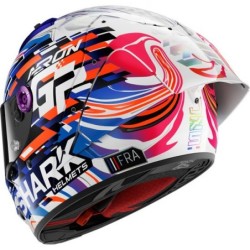 Casco SHARK Aeron GP Replica Zarco Carbon / Violet / Blue