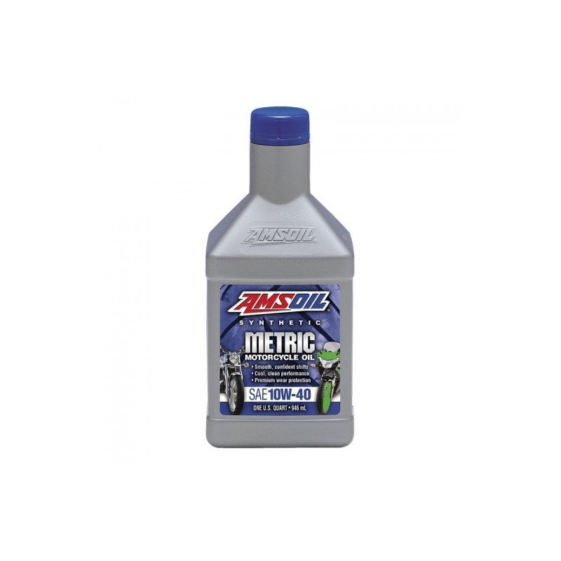 AMSOIL SYNTHETIC METRIC MOTORCYCLE OIL 10W40