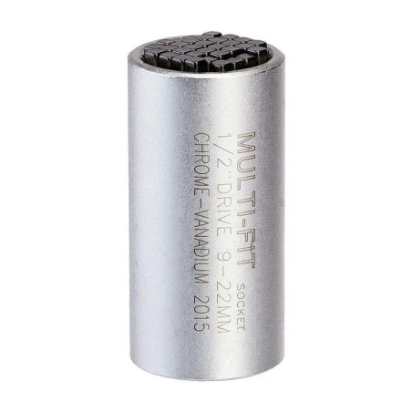 Llave de vaso universal para tuercas y tornillos de 9 a 21 MM. 1/2”