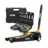 Pack Gato hidráulico 3Ton. (75 - 505 mm.) + Maletín 94 Piezas