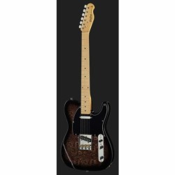 Harley Benton TE-70 Black Paisley