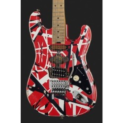 Evh Frankie Striped MN Relic R/W/B