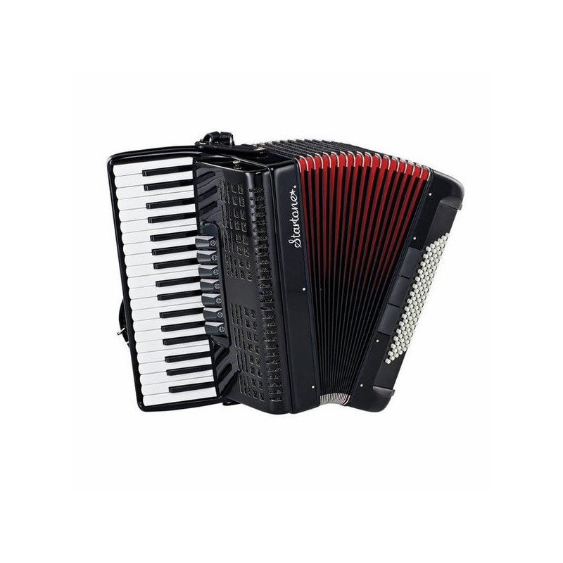 Startone Piano Accordion 96 Black MKII