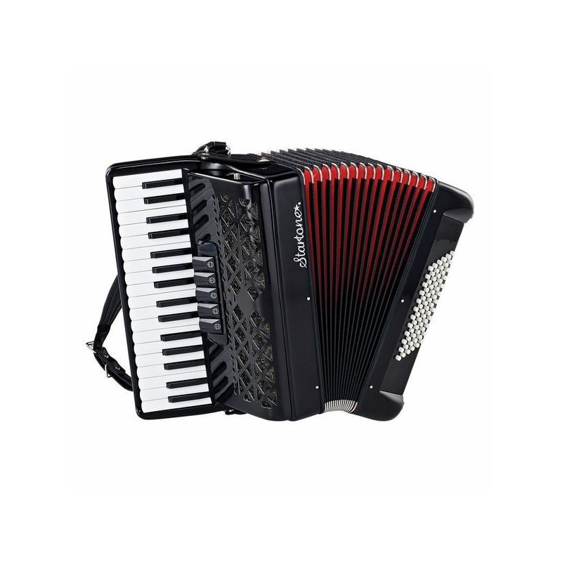 Startone Piano Accordion 72 Black MKII