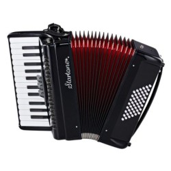 Startone Piano Accordion 48 Black MKII
