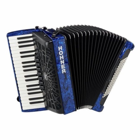 Hohner Bravo III 96 silent key blue