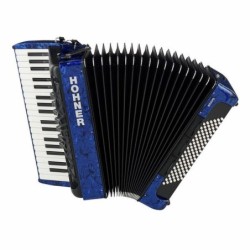 Hohner Bravo III 96 silent key blue