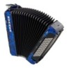 Hohner Bravo III 96 silent key blue