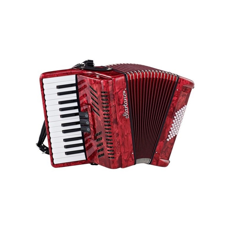 Startone Piano Accordion 48 Red MKII