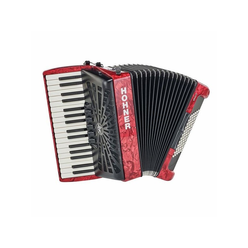 Hohner Bravo III 72 Red silent key