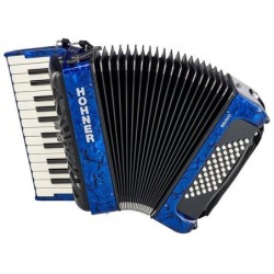 Hohner Bravo II 48 Blue silent key