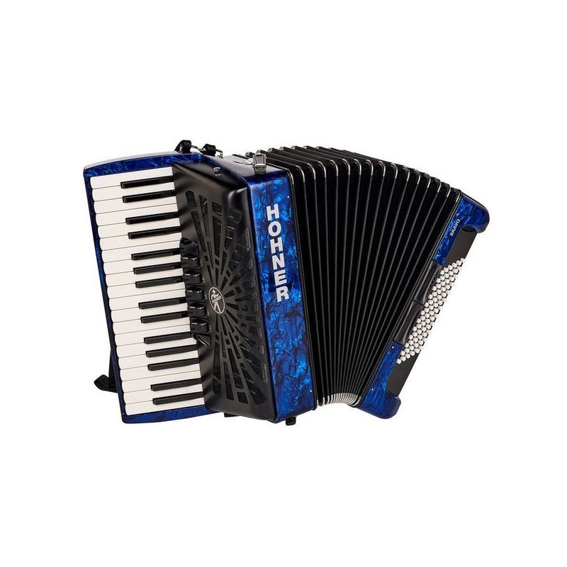 Hohner Bravo III 72 Blue silent key