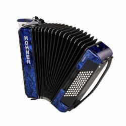 Hohner Bravo III 72 Blue silent key