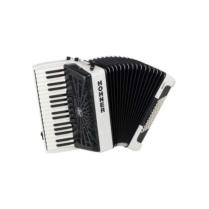 Hohner Bravo III 72 White silent key