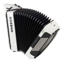Hohner Bravo III 72 White silent key