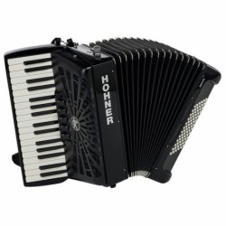 Hohner Bravo III 72 Black silent key
