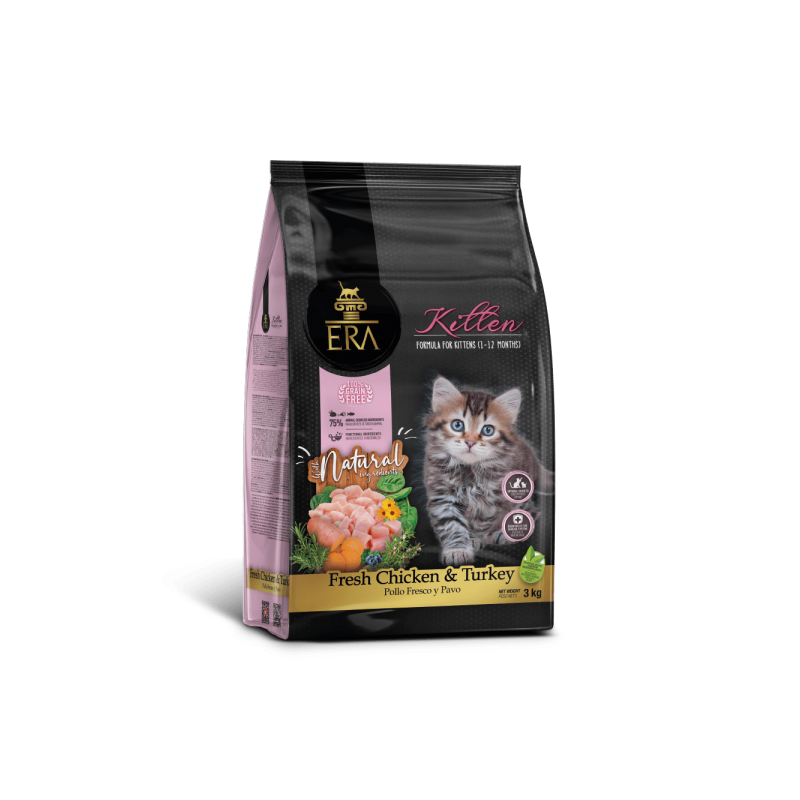 ERA CENTURION para gatos cachorros de Pollo y pavo
