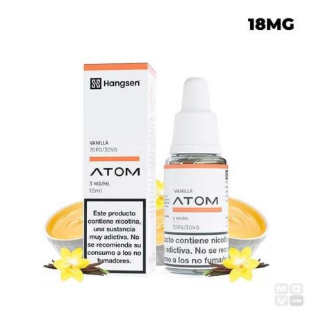 Eliquid Hangsen Atom Vanilla 10ml