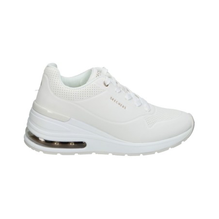 Zapatos color blanco de sneaker SKECHERS 155401-wht
