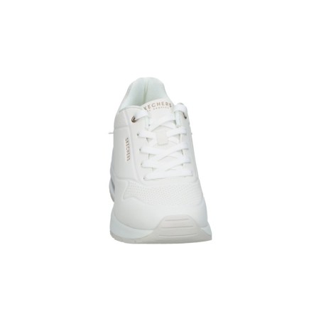 Zapatos color blanco de sneaker SKECHERS 155401-wht