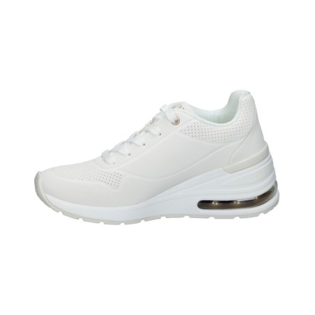 Zapatos color blanco de sneaker SKECHERS 155401-wht