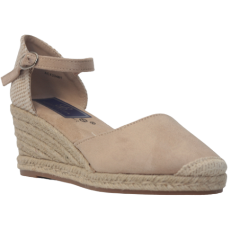 CUÑA ESPARTO DANIELA PLANTILLA MEMORY FOAM BEIG